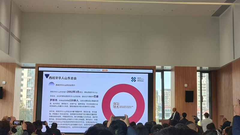 青企出海推介会现场
